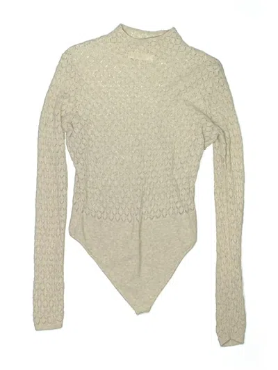 Pre-owned Abercrombie & Fitch Bodysuit In White