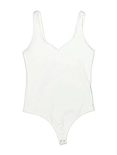 Pre-owned Abercrombie & Fitch Bodysuit In White