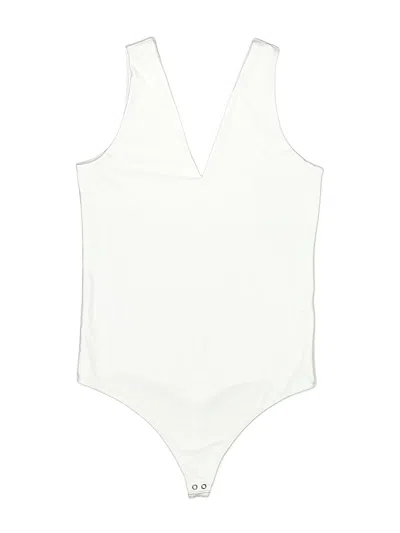 Pre-owned Abercrombie & Fitch Bodysuit In White