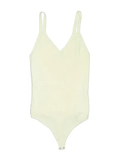 Pre-owned Abercrombie & Fitch Bodysuit In Yellow