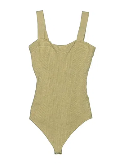 Pre-owned Abercrombie & Fitch Bodysuit In Yellow