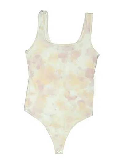 Pre-owned Abercrombie & Fitch Bodysuit In Yellow