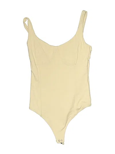 Pre-owned Abercrombie & Fitch Bodysuit In Yellow