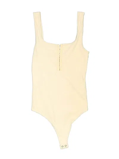 Pre-owned Abercrombie & Fitch Bodysuit In Yellow