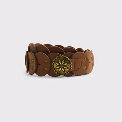 Abercrombie & Fitch Kids' Boho Vegan Leather Belt In Brown