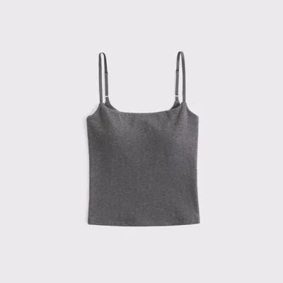 Abercrombie & Fitch Bra-free 90s Cami In Gray