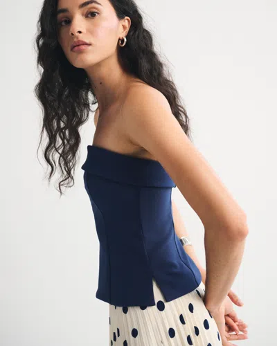 Abercrombie & Fitch Bra-free Strapless Set Top In Multi