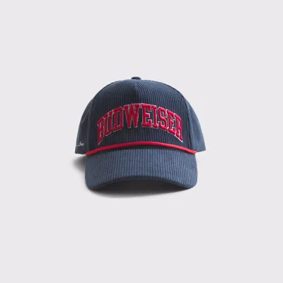Abercrombie & Fitch Budweiser Snapback Hat In Blue