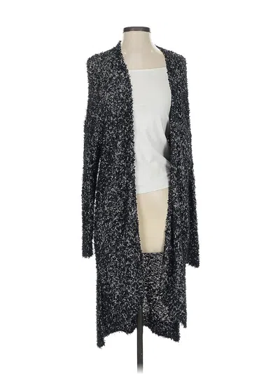 Pre-owned Abercrombie & Fitch Cardigan Sweater In Black