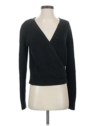 Pre-owned Abercrombie & Fitch Cardigan Sweater In Black