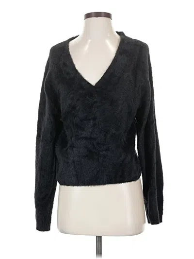 Pre-owned Abercrombie & Fitch Cardigan Sweater In Black