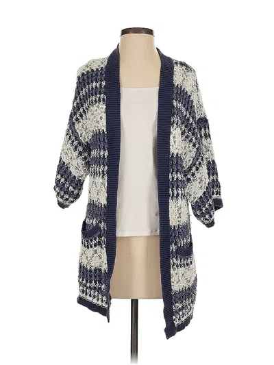 Pre-owned Abercrombie & Fitch Cardigan Sweater In Blue