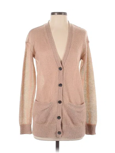 Pre-owned Abercrombie & Fitch Cardigan Sweater In Brown