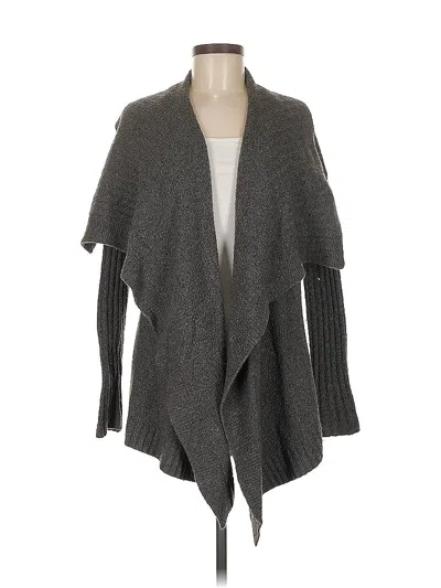 Pre-owned Abercrombie & Fitch Cardigan Sweater In Gray