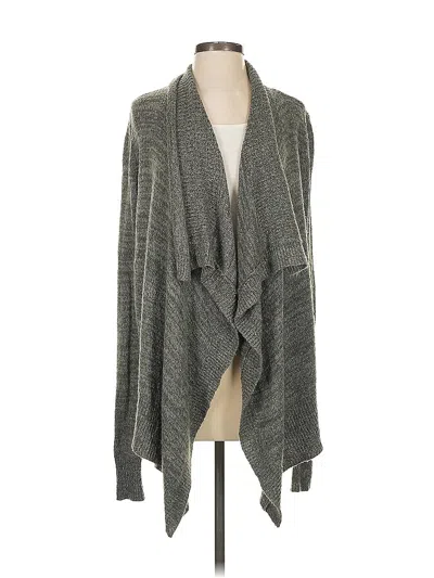 Pre-owned Abercrombie & Fitch Cardigan Sweater In Gray