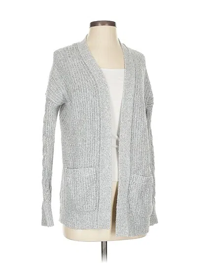 Pre-owned Abercrombie & Fitch Cardigan Sweater In Gray