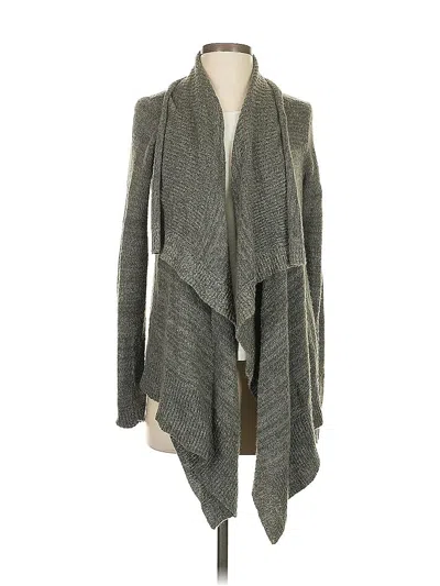 Pre-owned Abercrombie & Fitch Cardigan Sweater In Gray