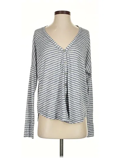 Pre-owned Abercrombie & Fitch Cardigan Sweater In Gray