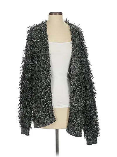 Pre-owned Abercrombie & Fitch Cardigan Sweater In Gray