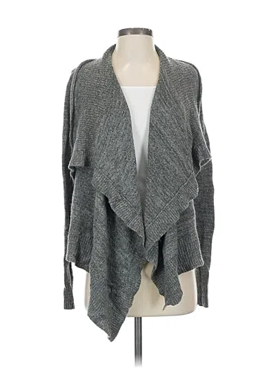 Pre-owned Abercrombie & Fitch Cardigan Sweater In Gray