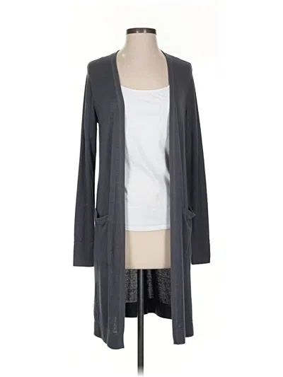 Pre-owned Abercrombie & Fitch Cardigan Sweater In Gray