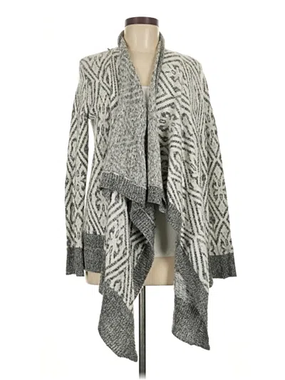 Pre-owned Abercrombie & Fitch Cardigan Sweater In Gray