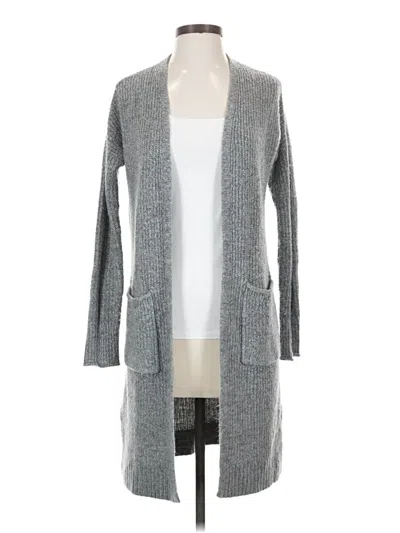 Pre-owned Abercrombie & Fitch Cardigan Sweater In Gray
