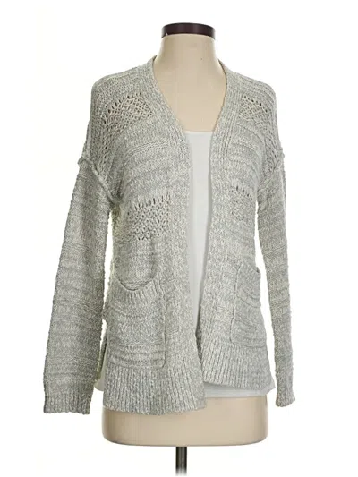 Pre-owned Abercrombie & Fitch Cardigan Sweater In Gray