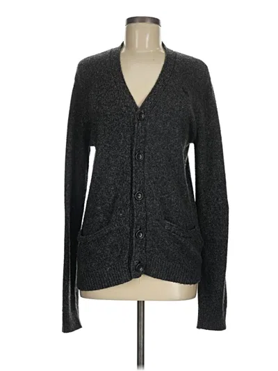 Pre-owned Abercrombie & Fitch Cardigan Sweater In Gray