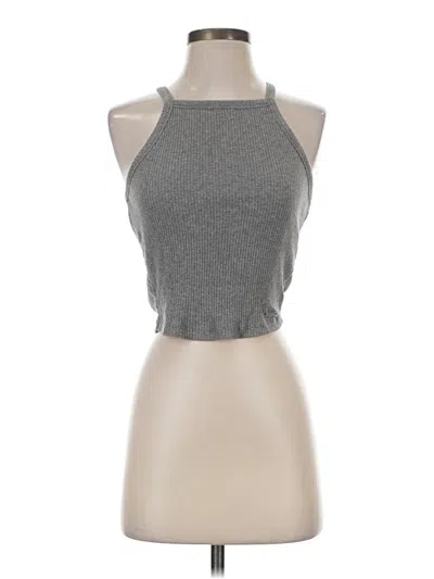 Pre-owned Abercrombie & Fitch Cardigan Sweater In Gray