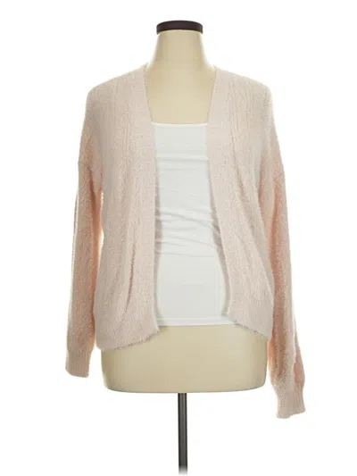 Pre-owned Abercrombie & Fitch Cardigan Sweater In Tan