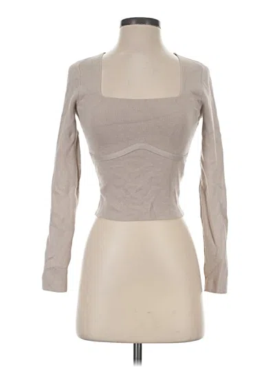 Pre-owned Abercrombie & Fitch Cardigan Sweater In Tan
