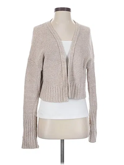 Pre-owned Abercrombie & Fitch Cardigan Sweater In Tan