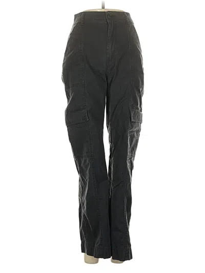 Pre-owned Abercrombie & Fitch Cargo Pants In Black