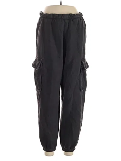 Pre-owned Abercrombie & Fitch Cargo Pants In Black