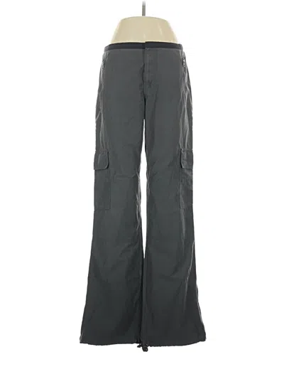 Pre-owned Abercrombie & Fitch Cargo Pants In Black