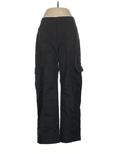 Pre-owned Abercrombie & Fitch Cargo Pants In Black
