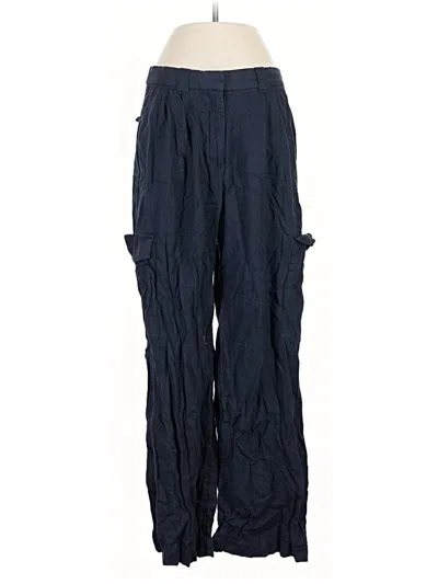 Pre-owned Abercrombie & Fitch Cargo Pants In Blue