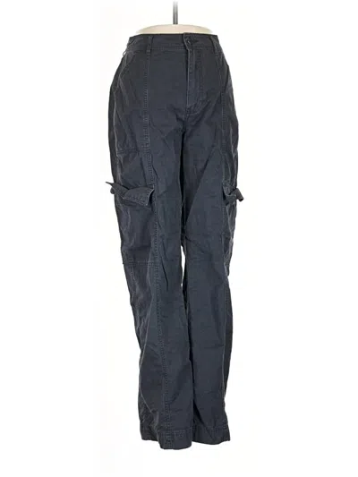 Pre-owned Abercrombie & Fitch Cargo Pants In Blue