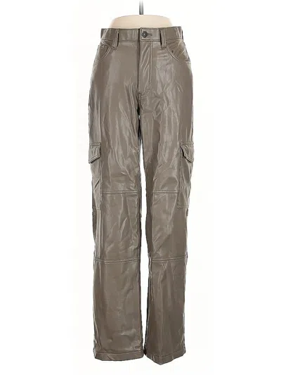 Pre-owned Abercrombie & Fitch Cargo Pants In Gray