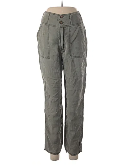 Pre-owned Abercrombie & Fitch Cargo Pants In Gray