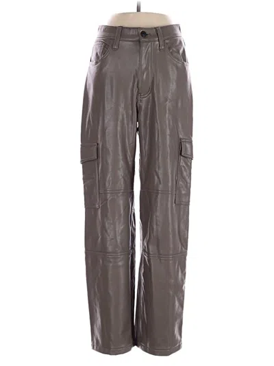 Pre-owned Abercrombie & Fitch Cargo Pants In Gray