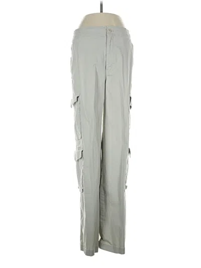 Pre-owned Abercrombie & Fitch Cargo Pants In Gray