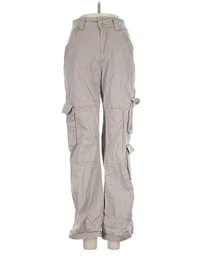Pre-owned Abercrombie & Fitch Cargo Pants In Gray