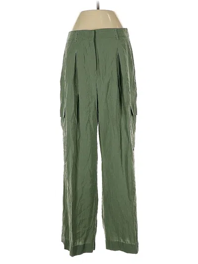 Pre-owned Abercrombie & Fitch Cargo Pants In Green