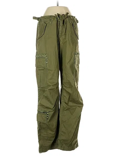 Pre-owned Abercrombie & Fitch Cargo Pants In Green