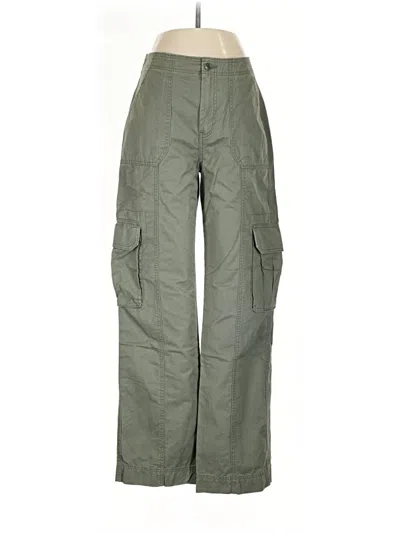 Pre-owned Abercrombie & Fitch Cargo Pants In Green