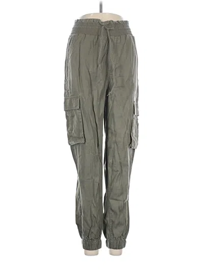 Pre-owned Abercrombie & Fitch Cargo Pants In Green