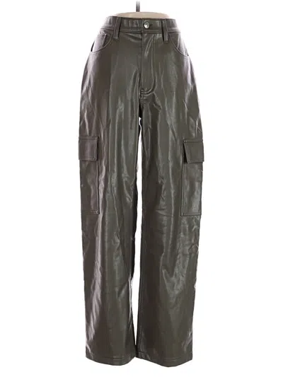 Pre-owned Abercrombie & Fitch Cargo Pants In Green