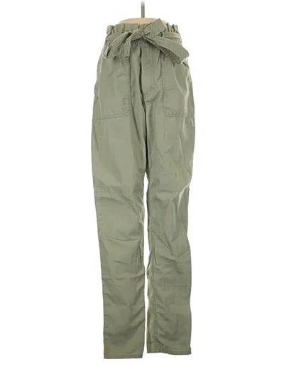 Pre-owned Abercrombie & Fitch Cargo Pants In Green
